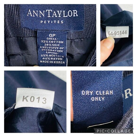 Ann Taylor A-Line Dress 0P Cotton Silk Minimalist Retro Glam Semi Formal Party - Picture 6 of 8